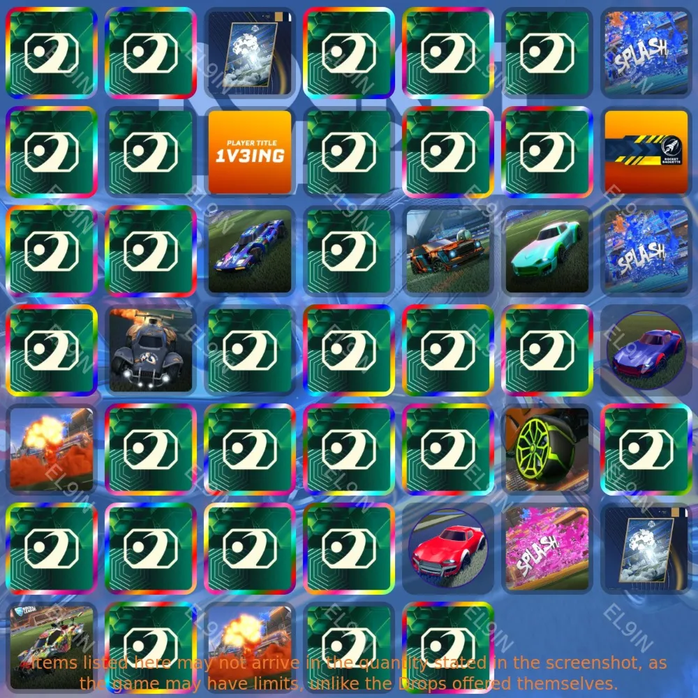 📢Rocket League🧨Twitch Drops🚀47 items + 🎁