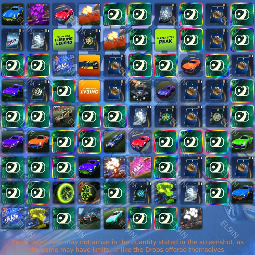 🎮Rocket League📢Twitch Drops👑88 items + 🎁