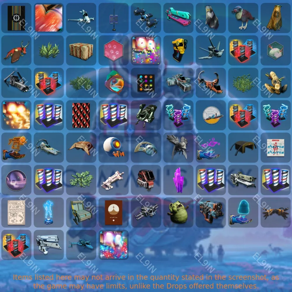 🏆No Man's Sky🚀Twitch Drops🎁76 items + 🎁