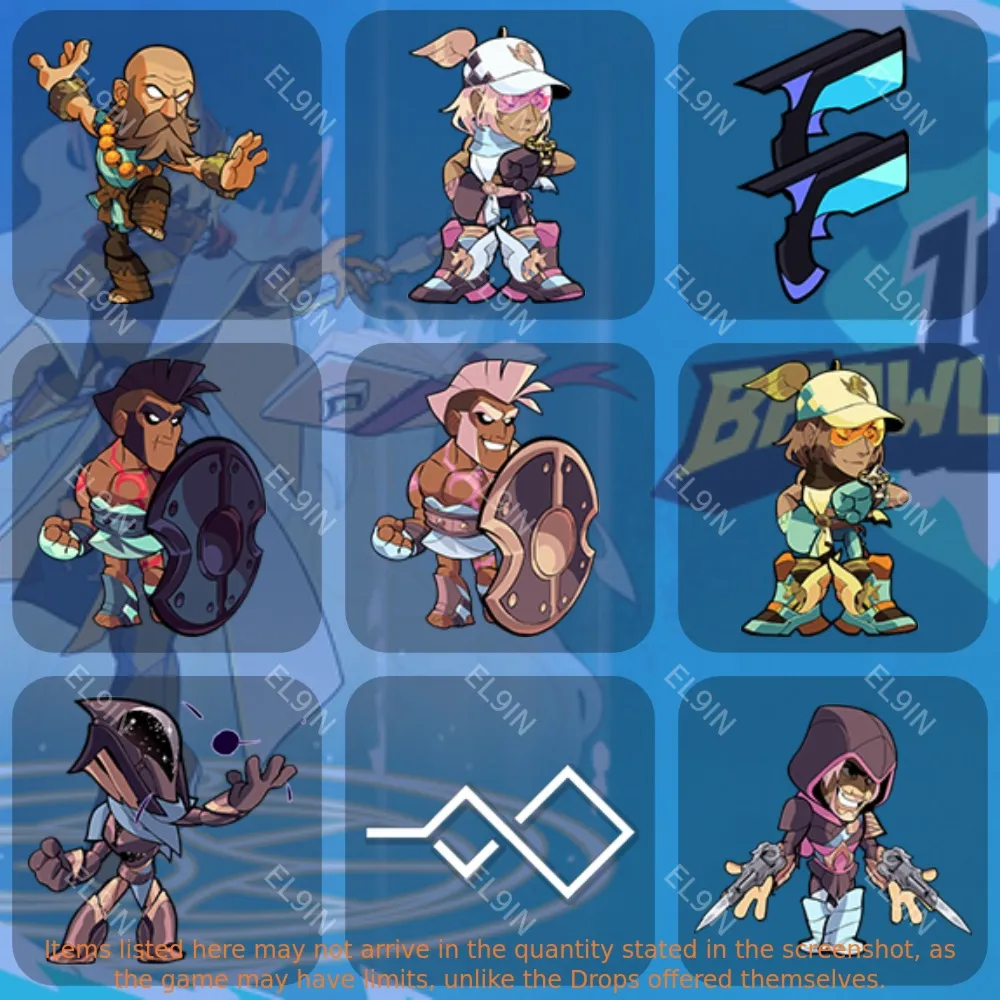🎁Brawlhalla👾Twitch Drops💡9 items + 🎁