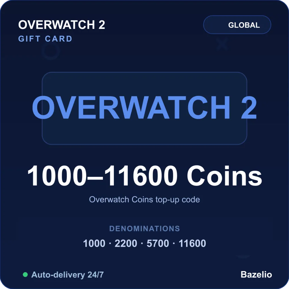 Overwatch 2 Overwatch Coins Xbox код пополнения Автовыдача 24/7