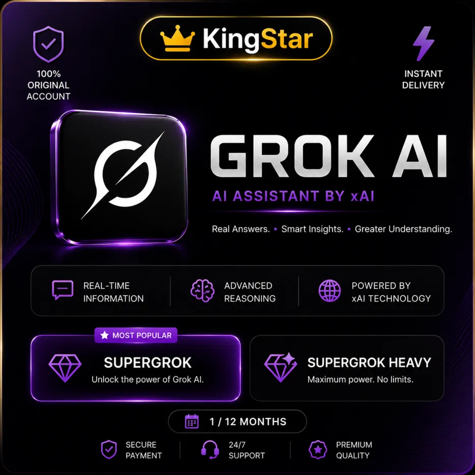 GROK AI | ПОДПИСКА SUPER GROK 4 1 МЕСЯЦ БЫСТРО