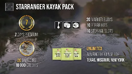 ️Fishing Planet: StarRanger Kayak Pack STEAM GIFT