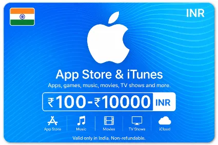 24/7 Apple iTunes / App Store Gift Card | Индия | 100 – 10000 (Rupee)INR