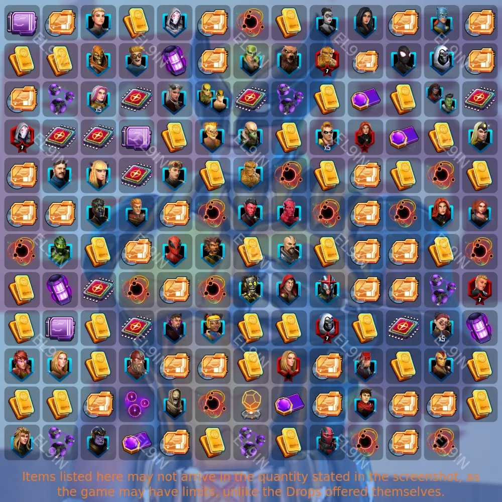 🌟MARVEL Strike Force🌈Твич Дропсы✅162 предметов + 🎁