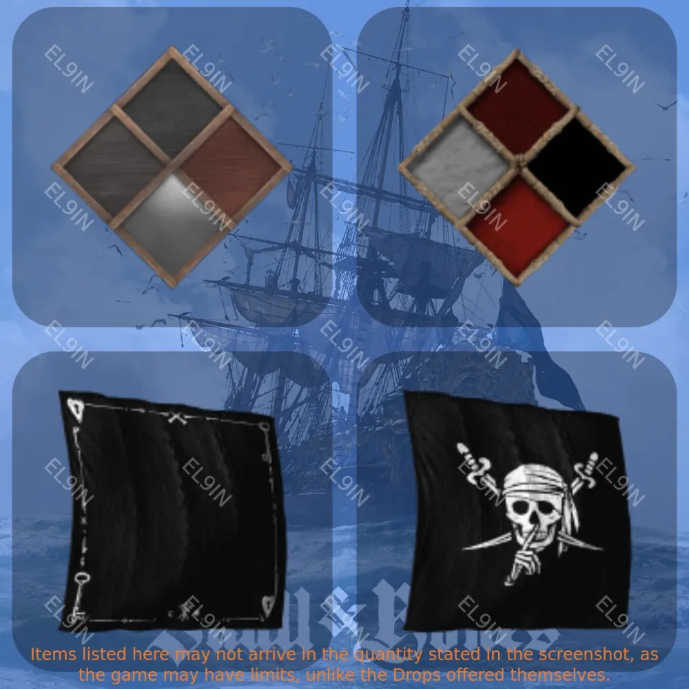Skull and Bones Твич Дропсы 4 предметов +