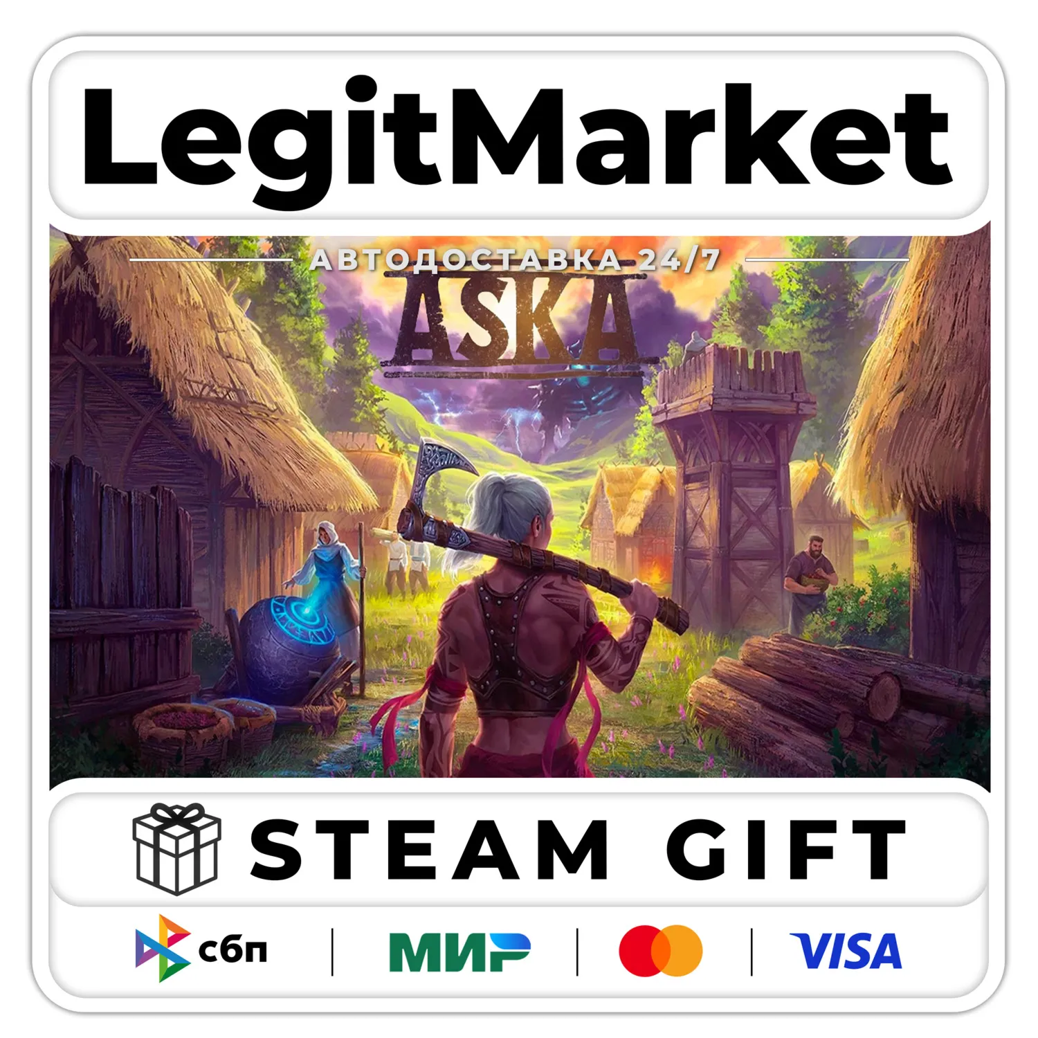 ASKA / Steam АВТО / РУ + МИР