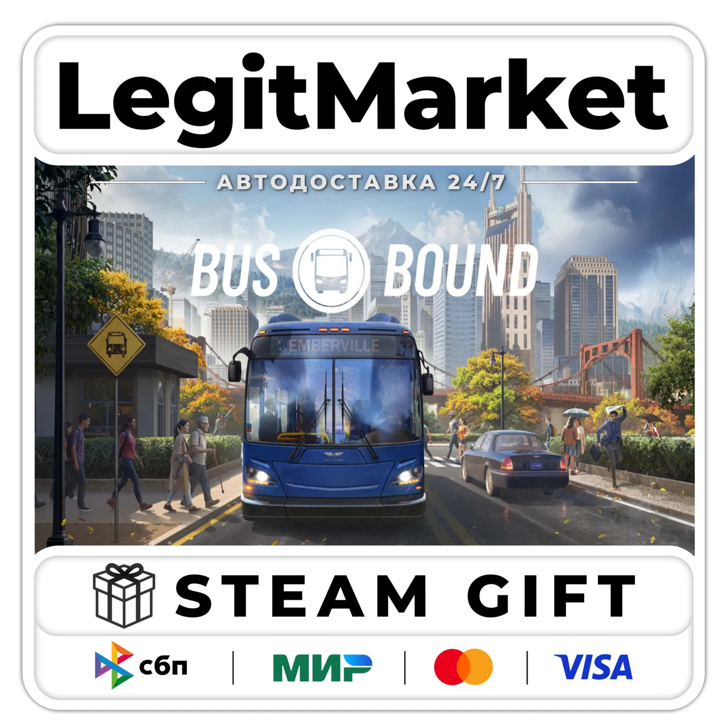 Bus Bound / Steam AUTO / RU + WORLD