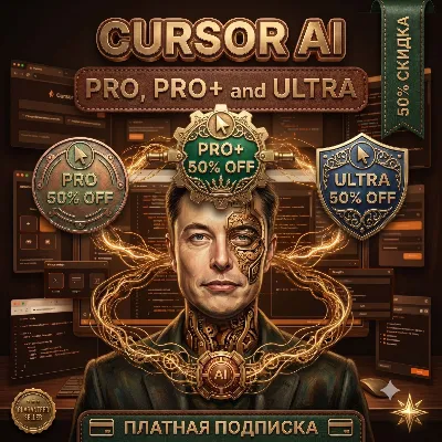 ⭐ Cursor AI Pro | Самая низкая цена | Скидка 50% | Безопасна