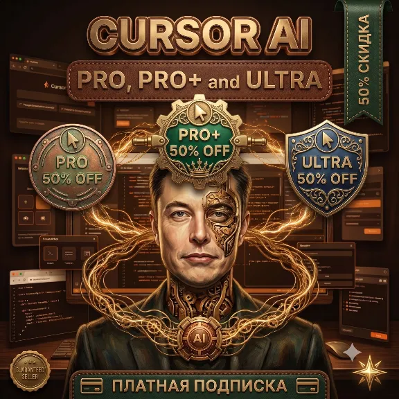⭐ Cursor AI Pro | Самая низкая цена | Скидка 50% | Безопасна