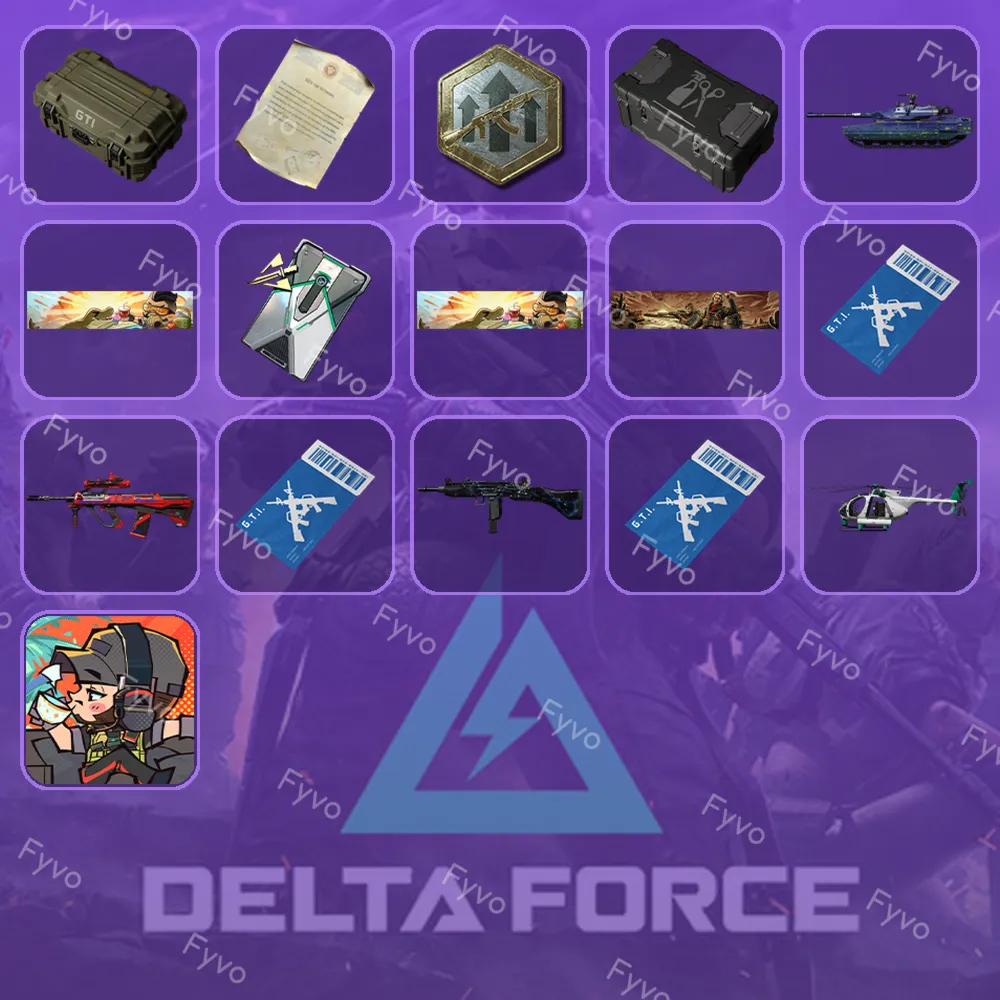 Delta Force Twitch Drops 16 Items