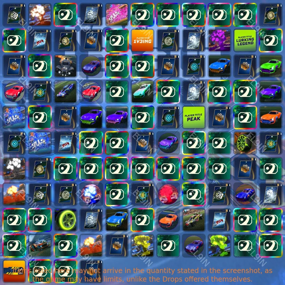 🎮Rocket League👑Twitch Drops🏆114 items + 🎁