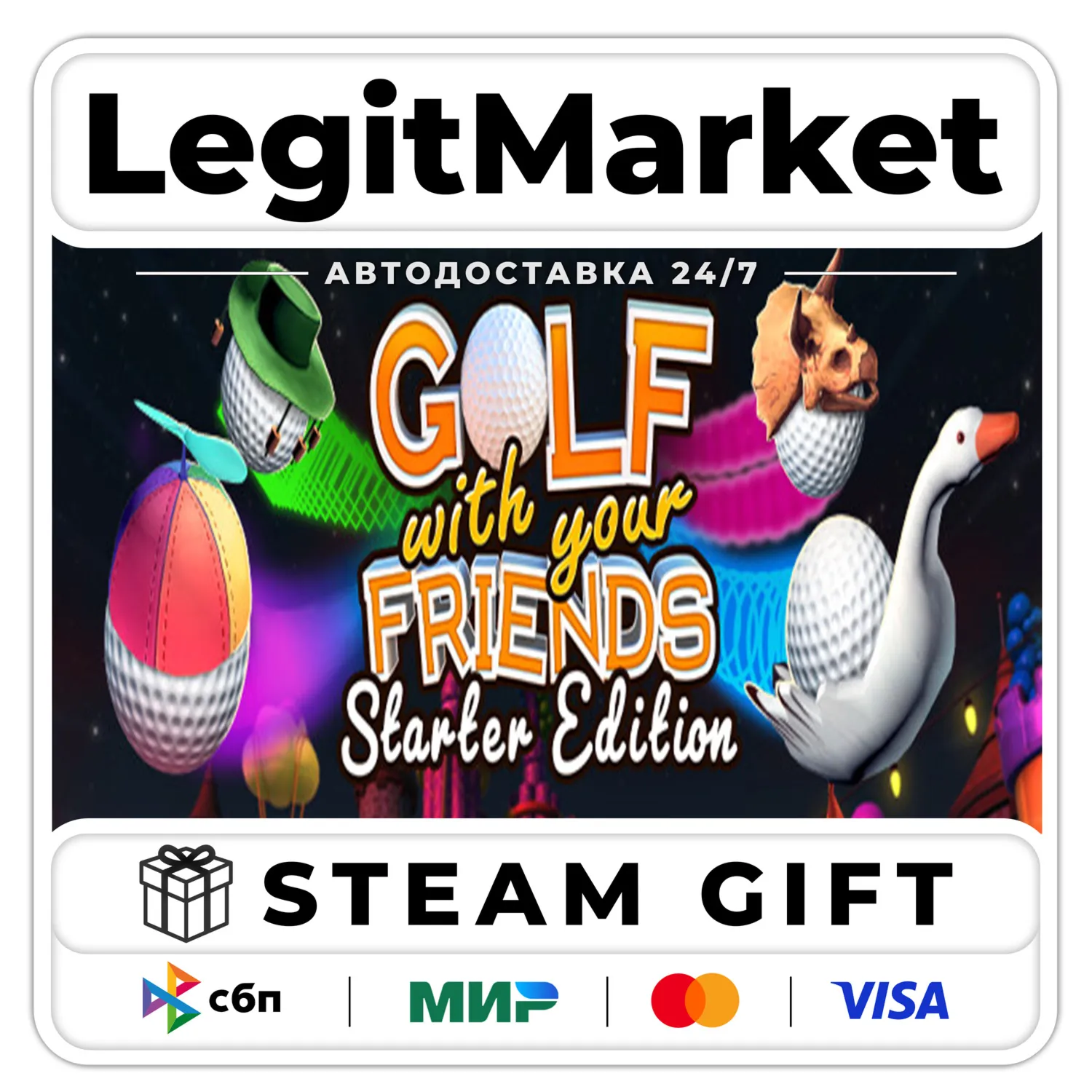Golf With Your Friends Starter Edition / Steam AUTO / RU + WORLD