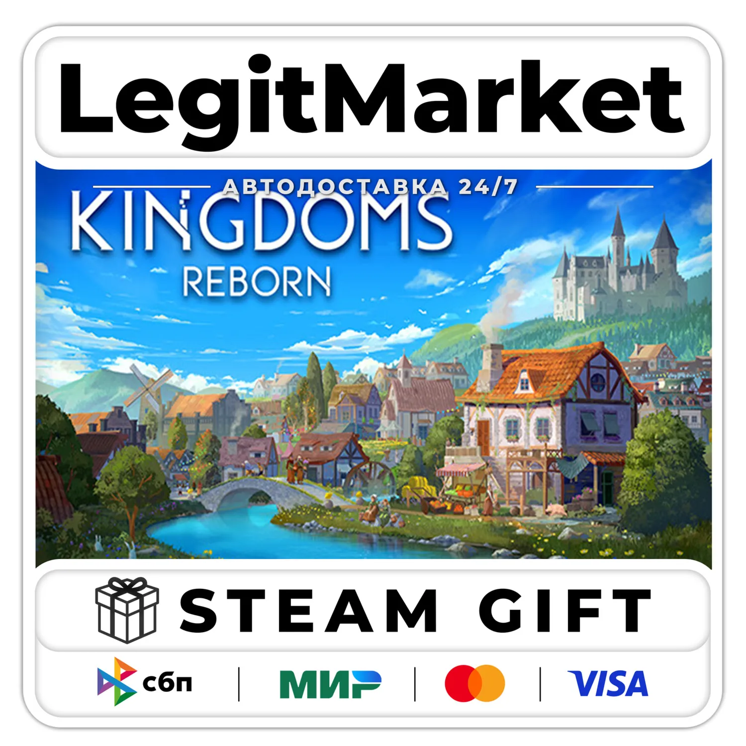 Kingdoms Reborn / Steam AUTO / RU + WORLD