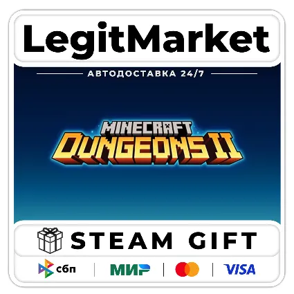 Minecraft Dungeons II+ВЫБОР ИЗДАНИЯ / Steam АВТО / РУ + МИР