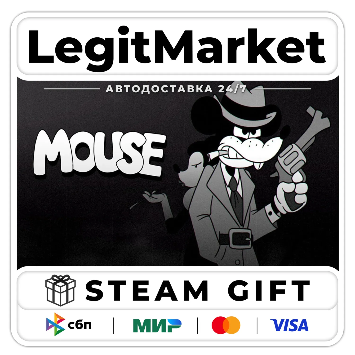 MOUSE: P.I. For Hire / Steam АВТО / РУ + МИР