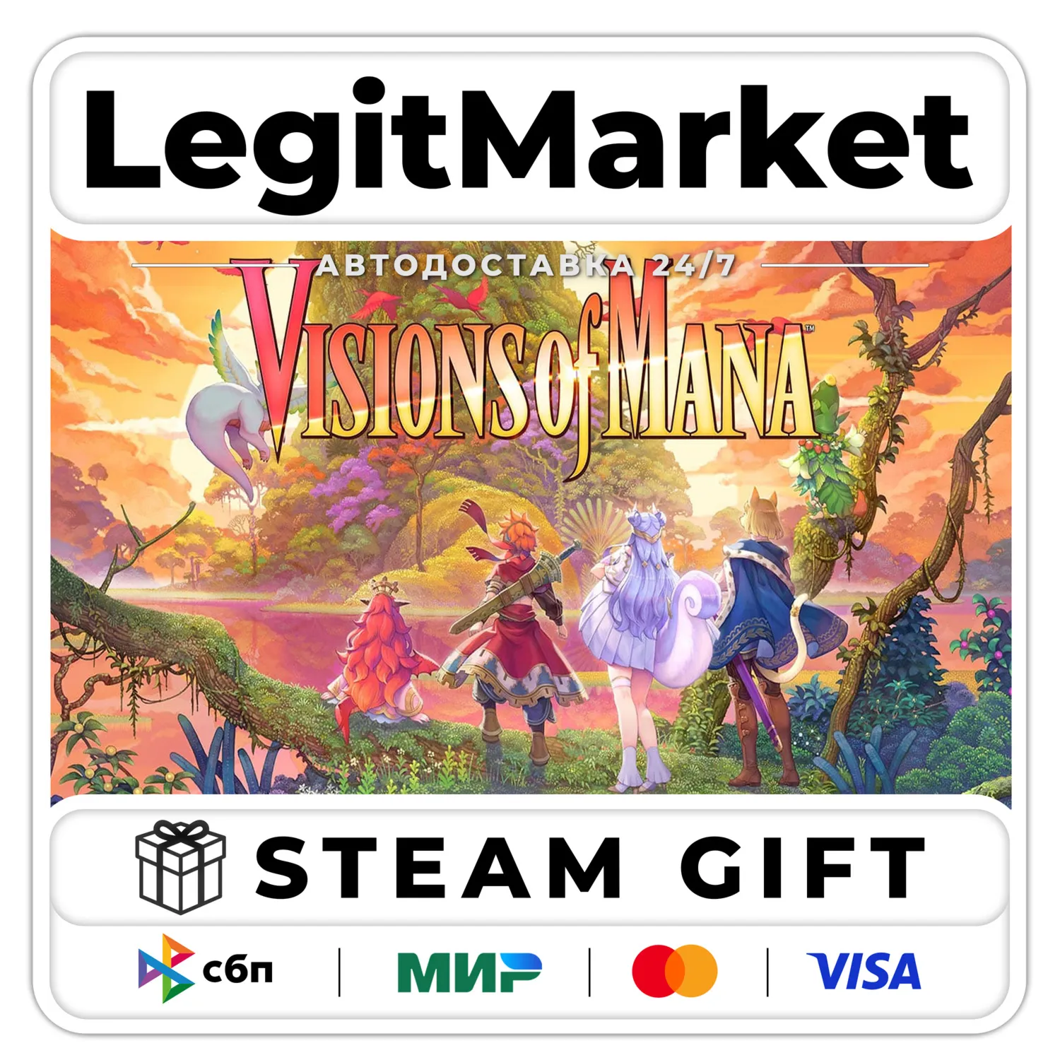 Visions of Mana / Steam AUTO / RU + WORLD