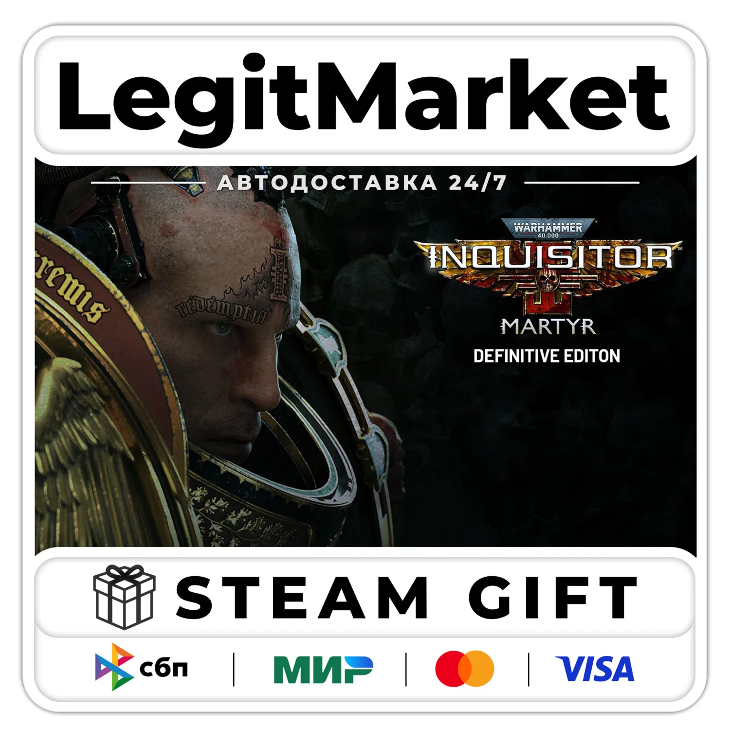 Warhammer 40,000: Inquisitor - Martyr Definitive Edition / Steam AUTO / RU + WORLD