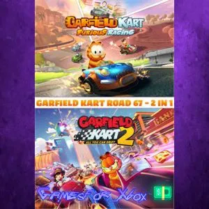 ️Garfield Kart Road 67 - 2 in 1 XBOX