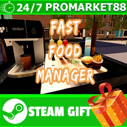 ️ВСЕ СТРАНЫ+РОССИЯ Fast Food Manager STEAM GIFT