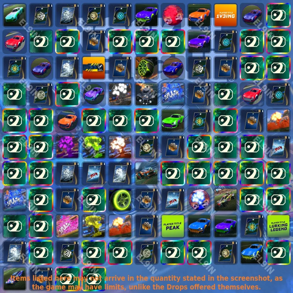 💫Rocket League🎈Twitch Drops🥇114 items + 🎁