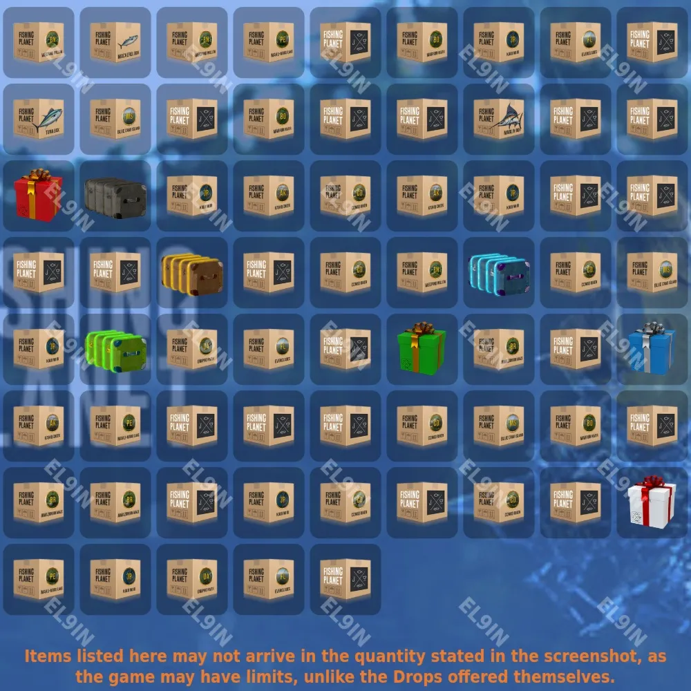 ✨Fishing Planet🎁Twitch Drops🚀68 items + 🎁