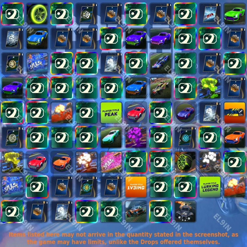 ⚜️Rocket League🎲Twitch Drops🚀88 items + 🎁