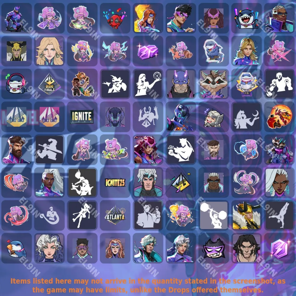 💥Marvel Rivals👑Твич Дропсы🎯72 предметов + 🎁