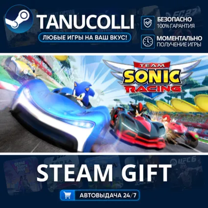 Team Sonic Racing™ Авто МИР + 33 региона GIFT Россия