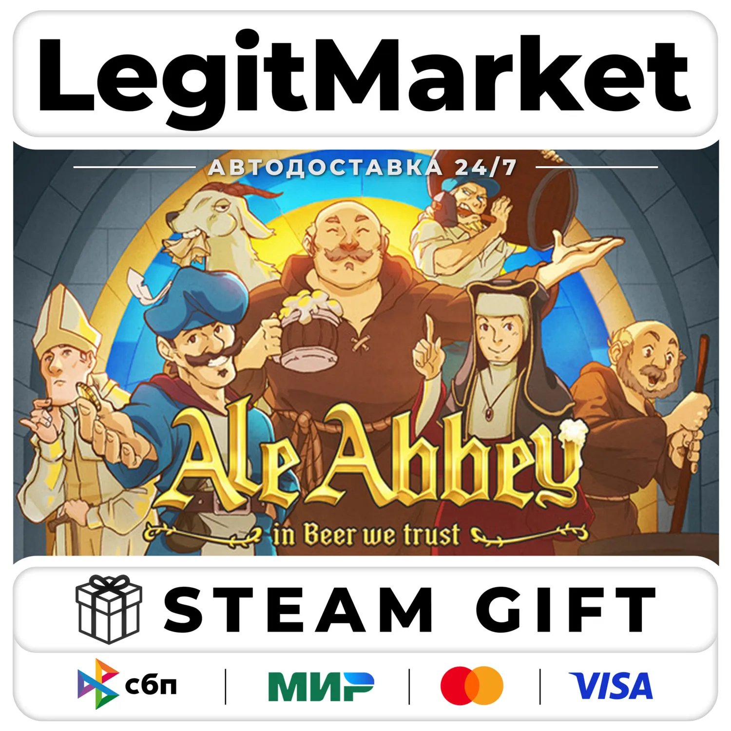 Ale Abbey - Monastery Brewery Tycoon / Steam АВТО / РУ + МИР