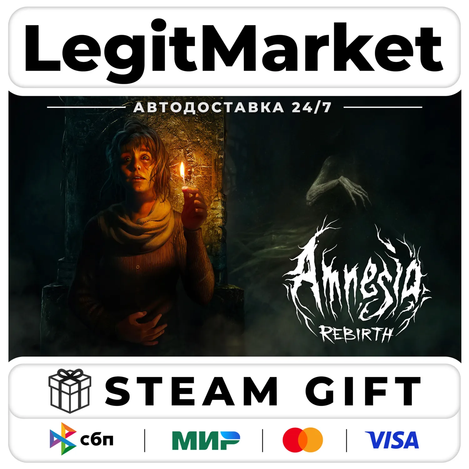 Amnesia: Rebirth / Steam АВТО / РУ + МИР