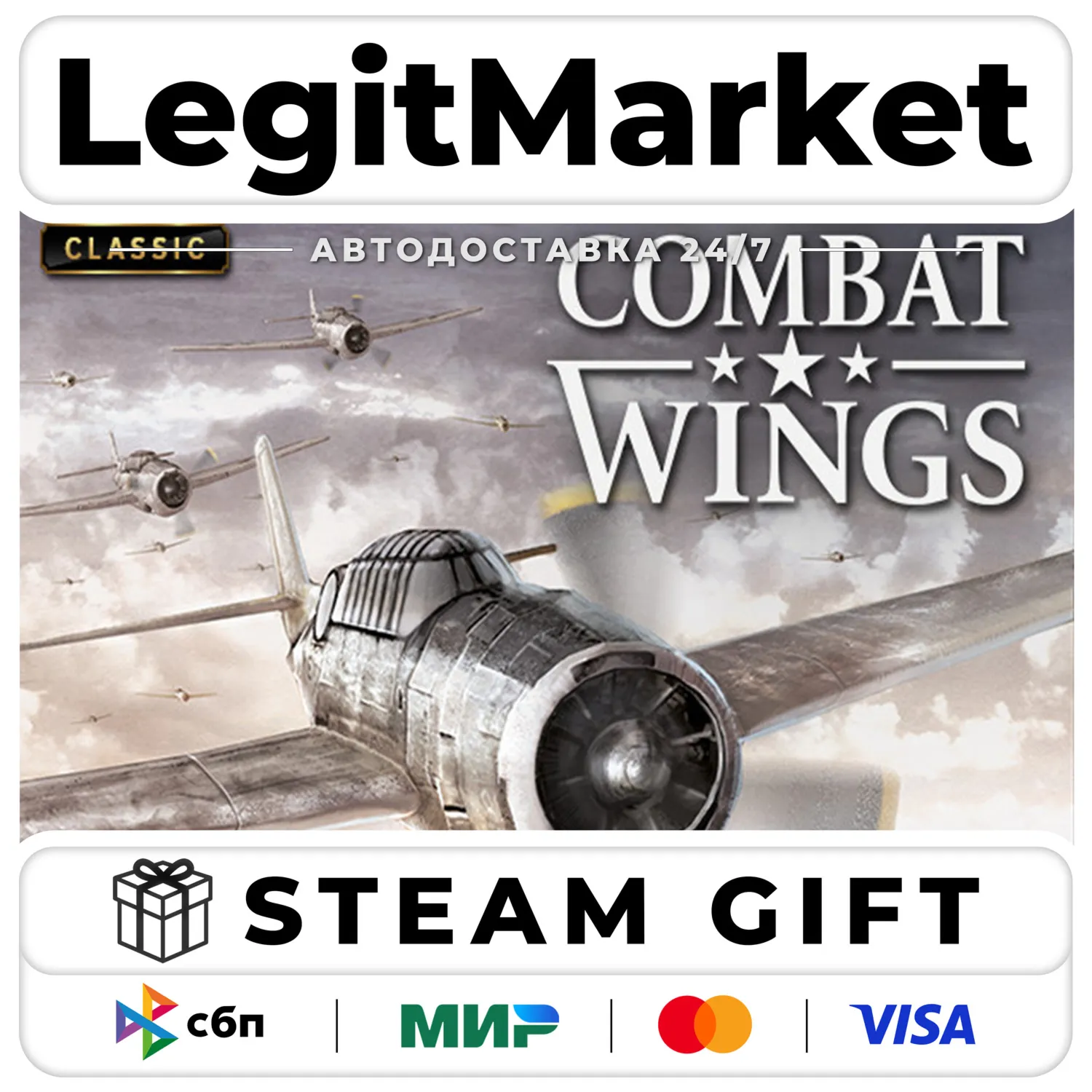 Combat Wings / Steam АВТО / РУ + МИР