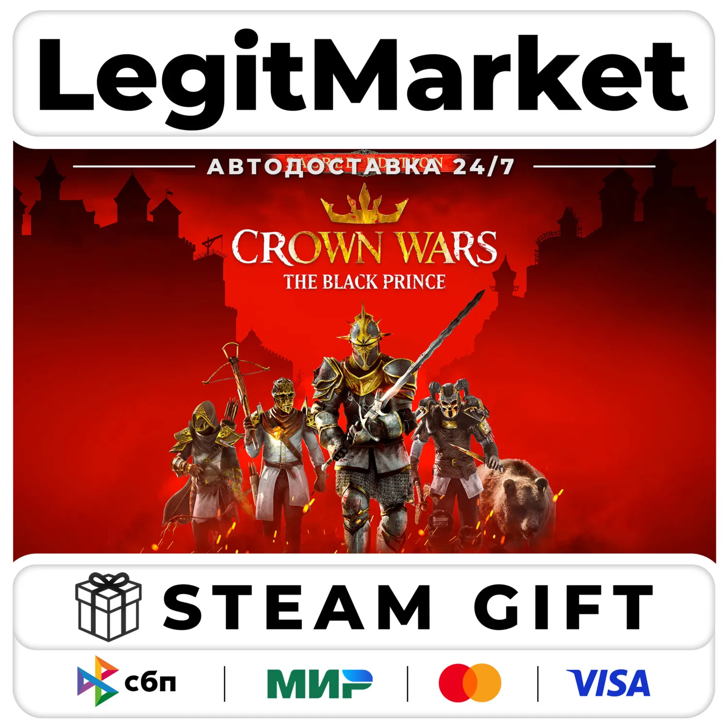 Crown Wars - Sacred Edition / Steam АВТО / РУ + МИР
