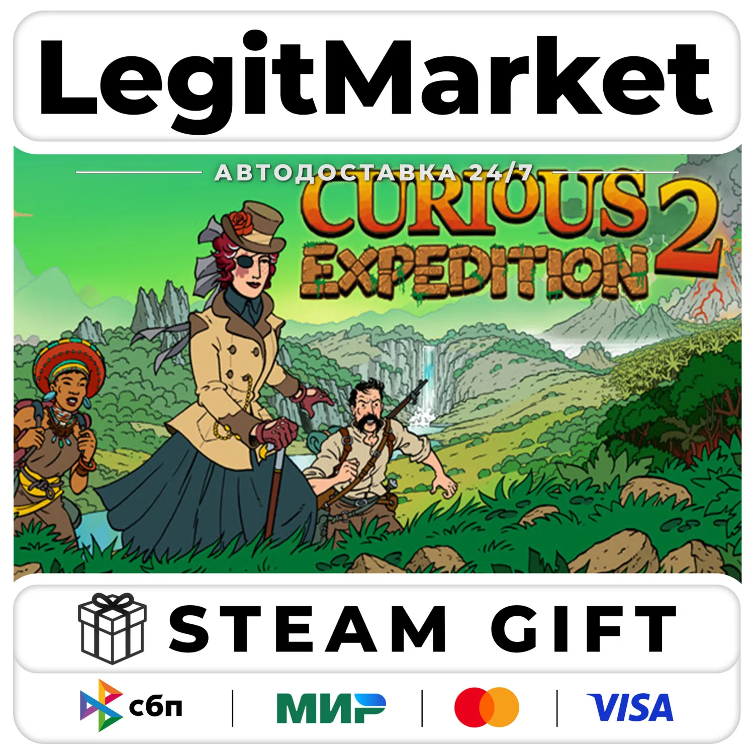 Curious Expedition 2 / Steam Авто / РУ + МИР