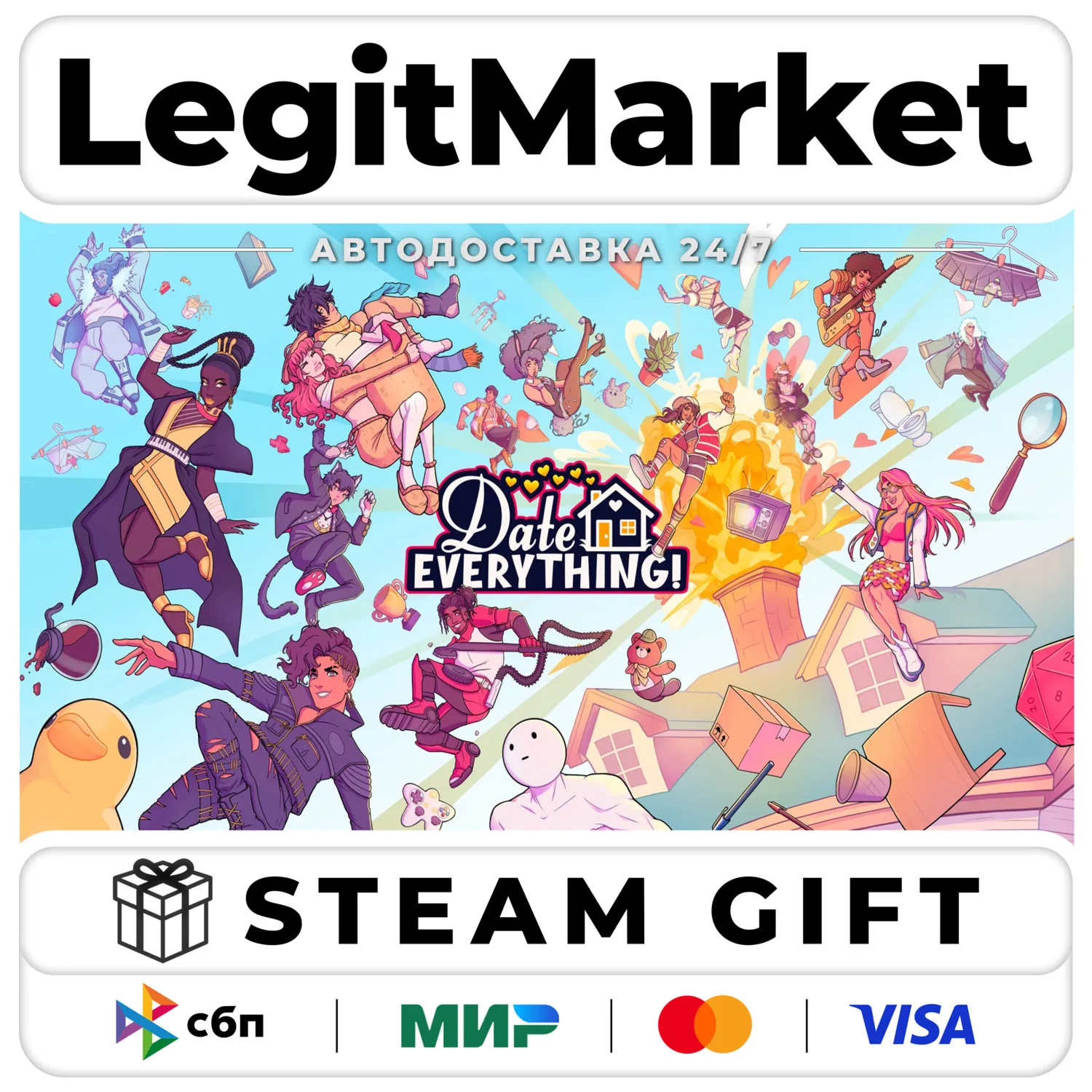 Date Everything! / Steam АВТО / РУ + МИР