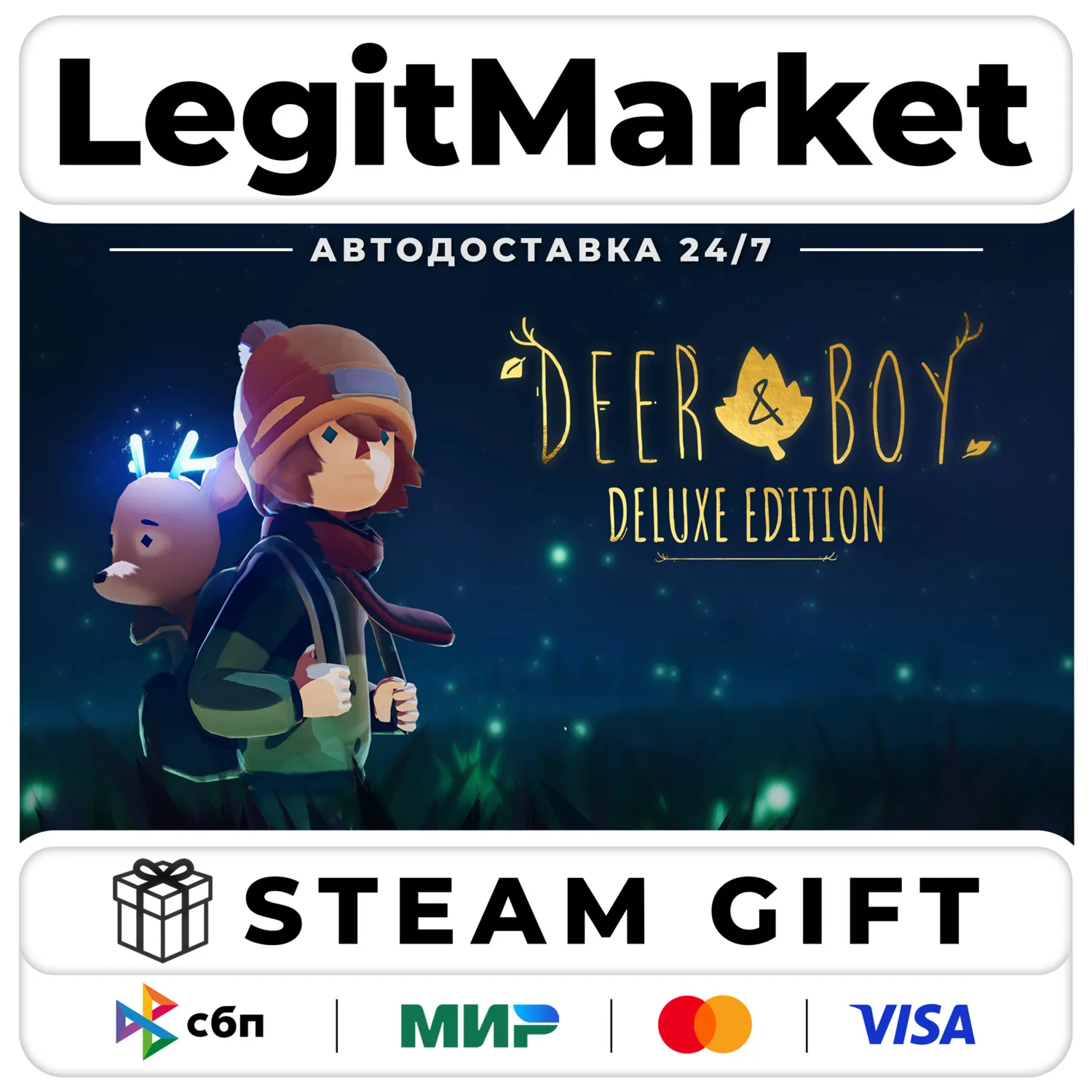 Deer & Boy Deluxe Edition / Steam АВТО / РУ + МИР