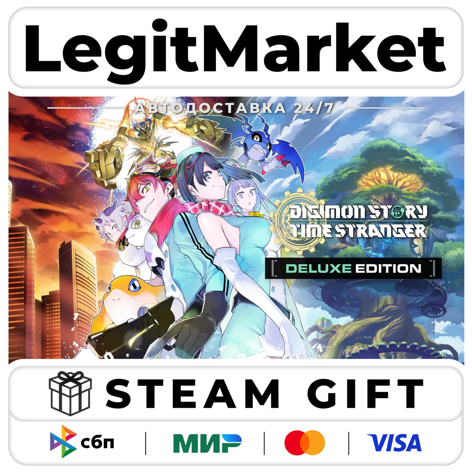 Digimon Story Time Stranger DELUXE Steam РУ+МИР АВТО