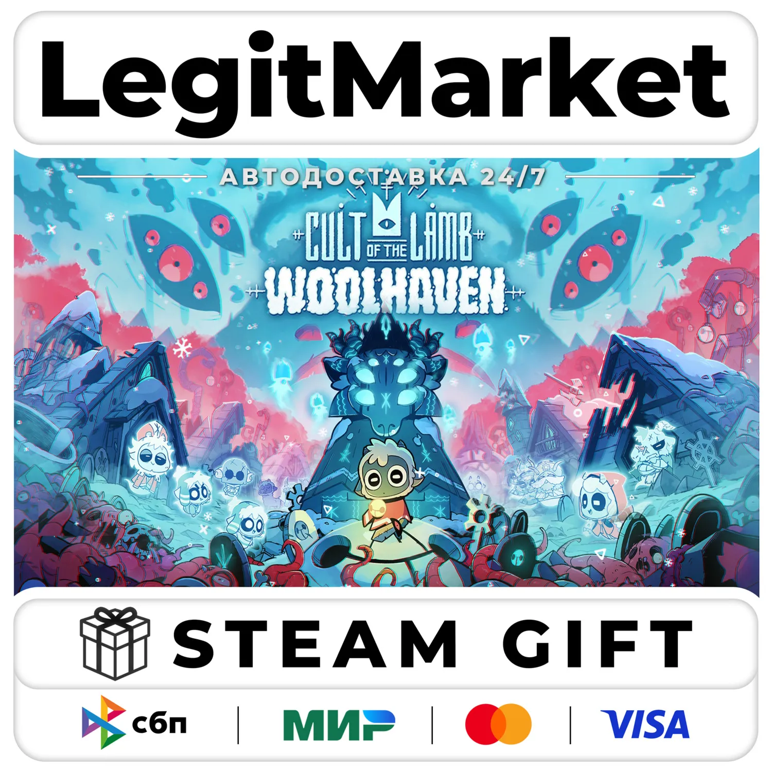 DLC Cult of the Lamb: Woolhaven Steam РУ+МИР АВТО