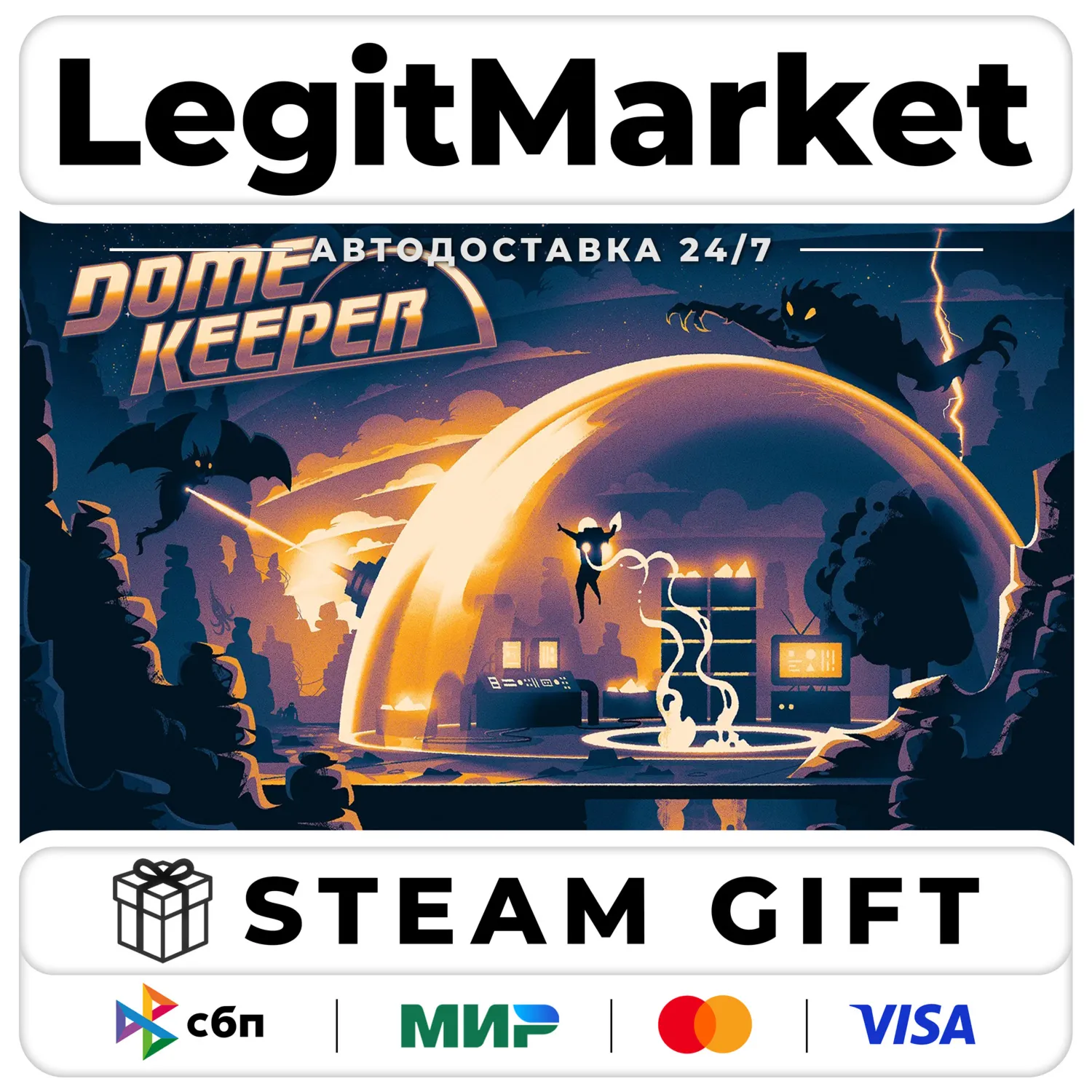 Dome Keeper / Steam AUTO / RU+WORLD