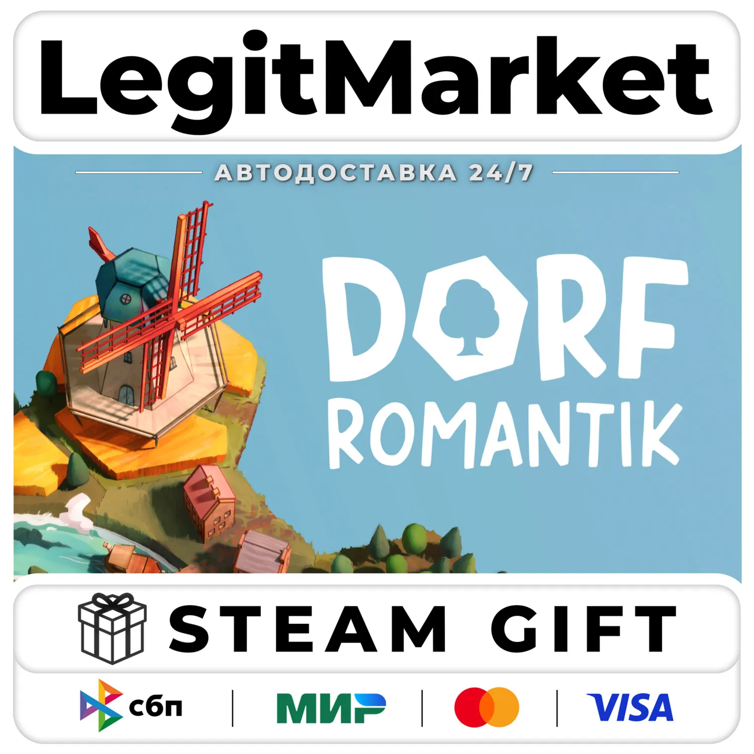Dorfromantik / Steam АВТО / РУ + МИР