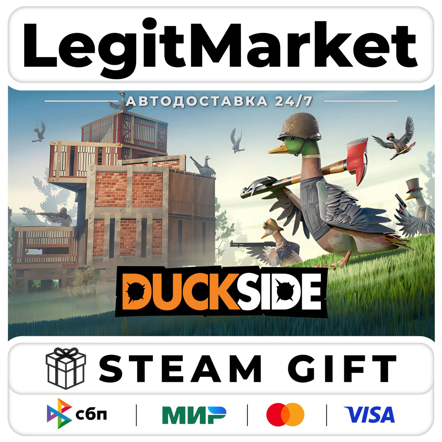DUCKSIDE / Steam АВТО / РУ + МИР