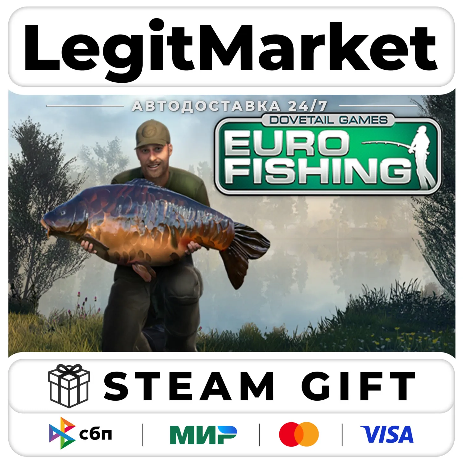 Euro Fishing / Steam АВТО / РУ + МИР