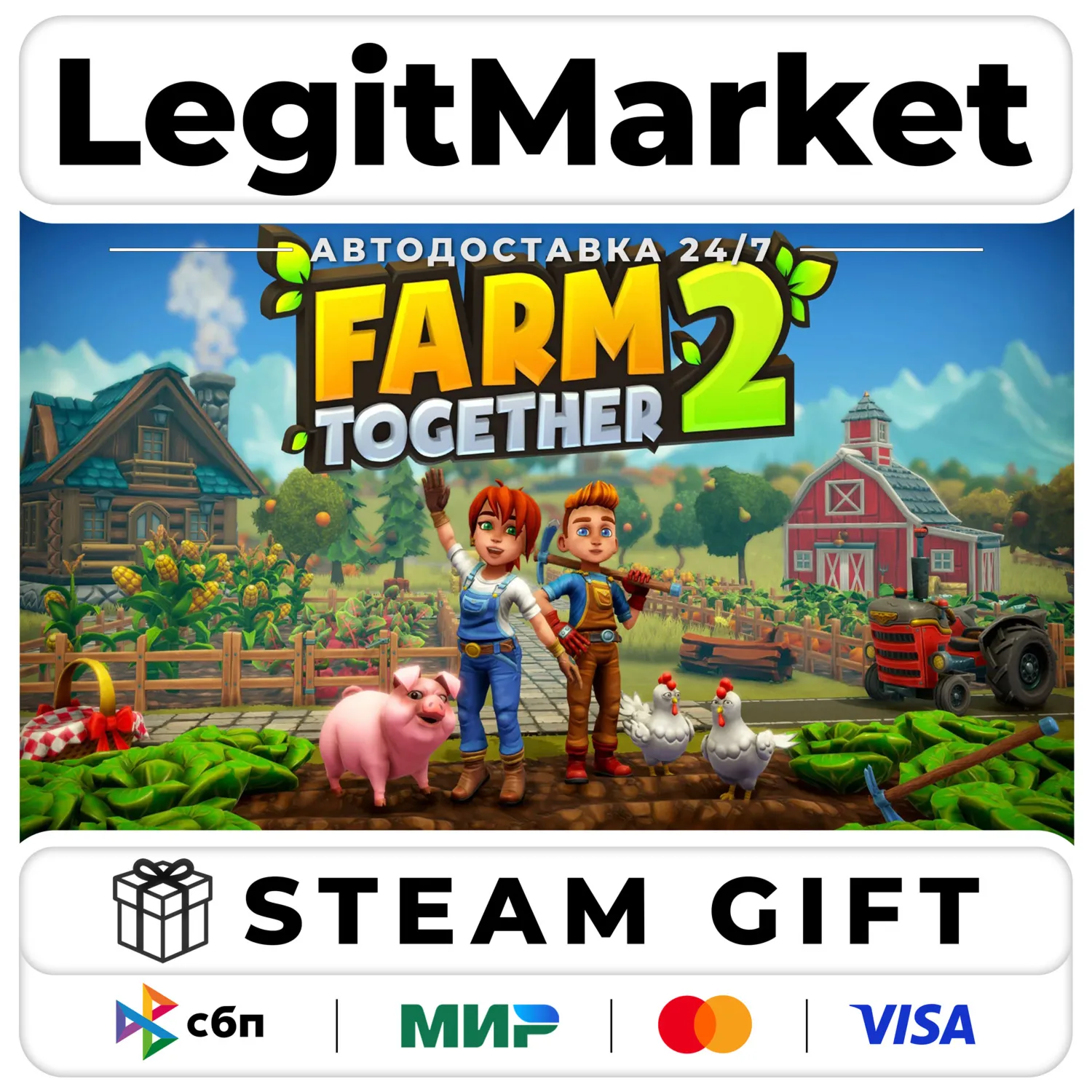 Farm Together 2 / Steam АВТО / РУ + МИР