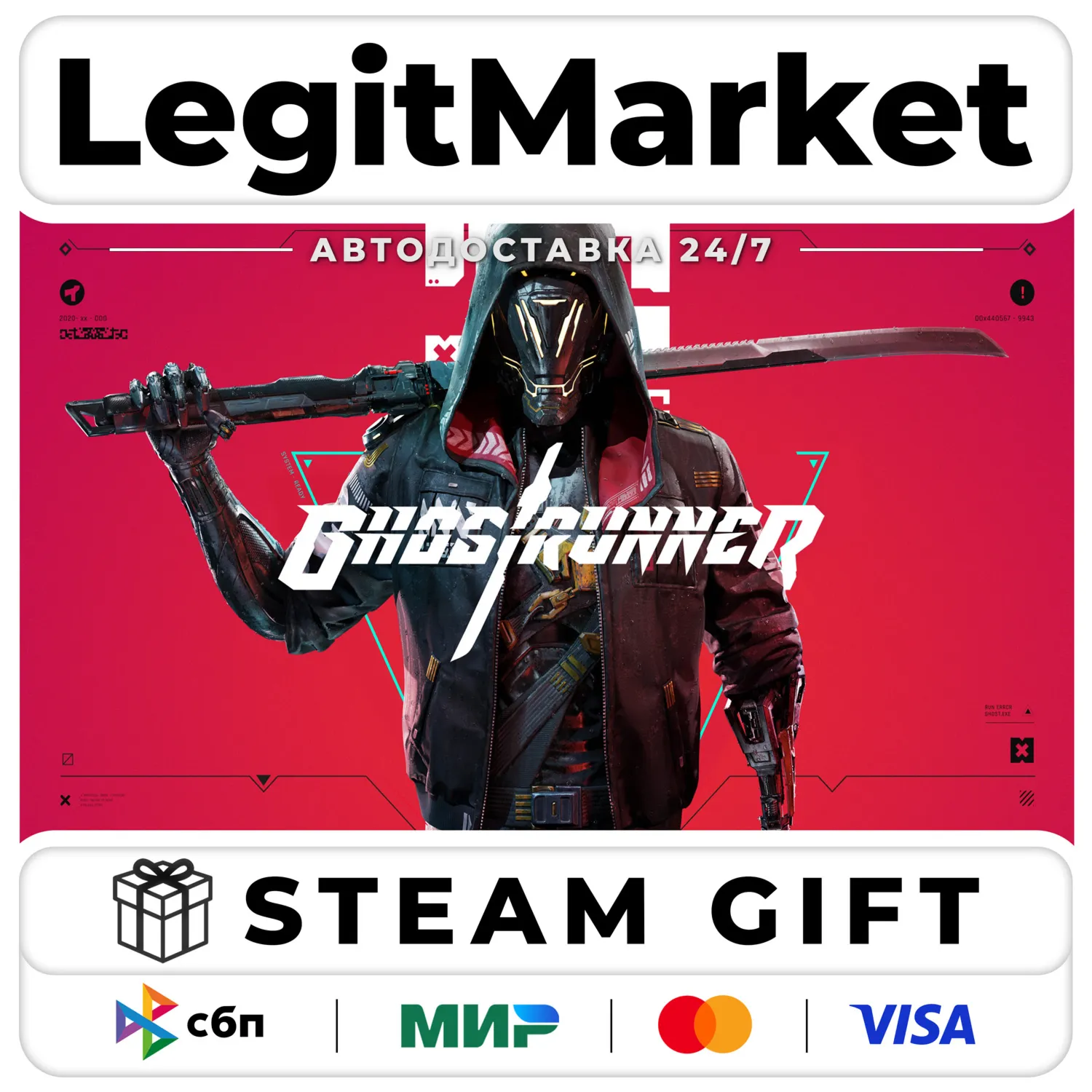 Ghostrunner / Steam АВТО / РУ + МИР