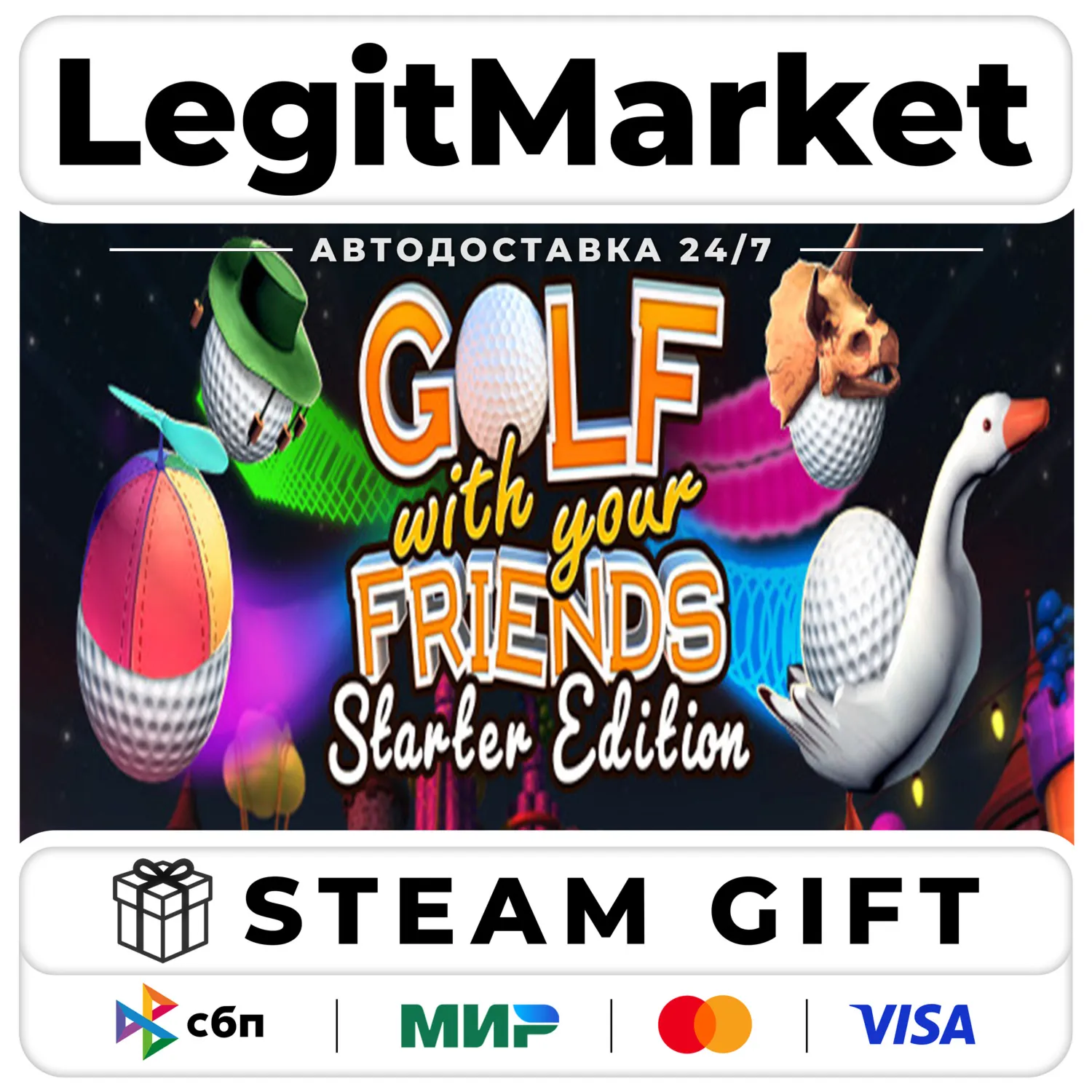 Golf With Your Friends Starter Edition / Steam AUTO / RU + WORLD
