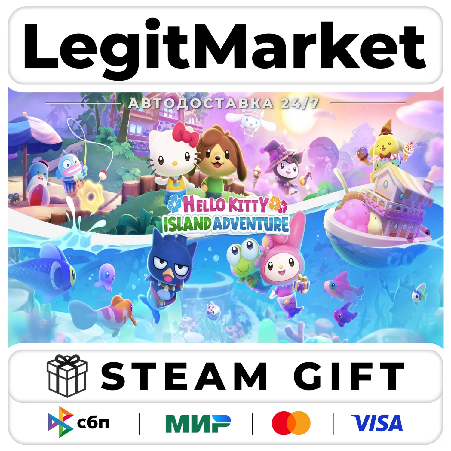 Hello Kitty Island Adventure / Steam АВТО / РУ + МИР