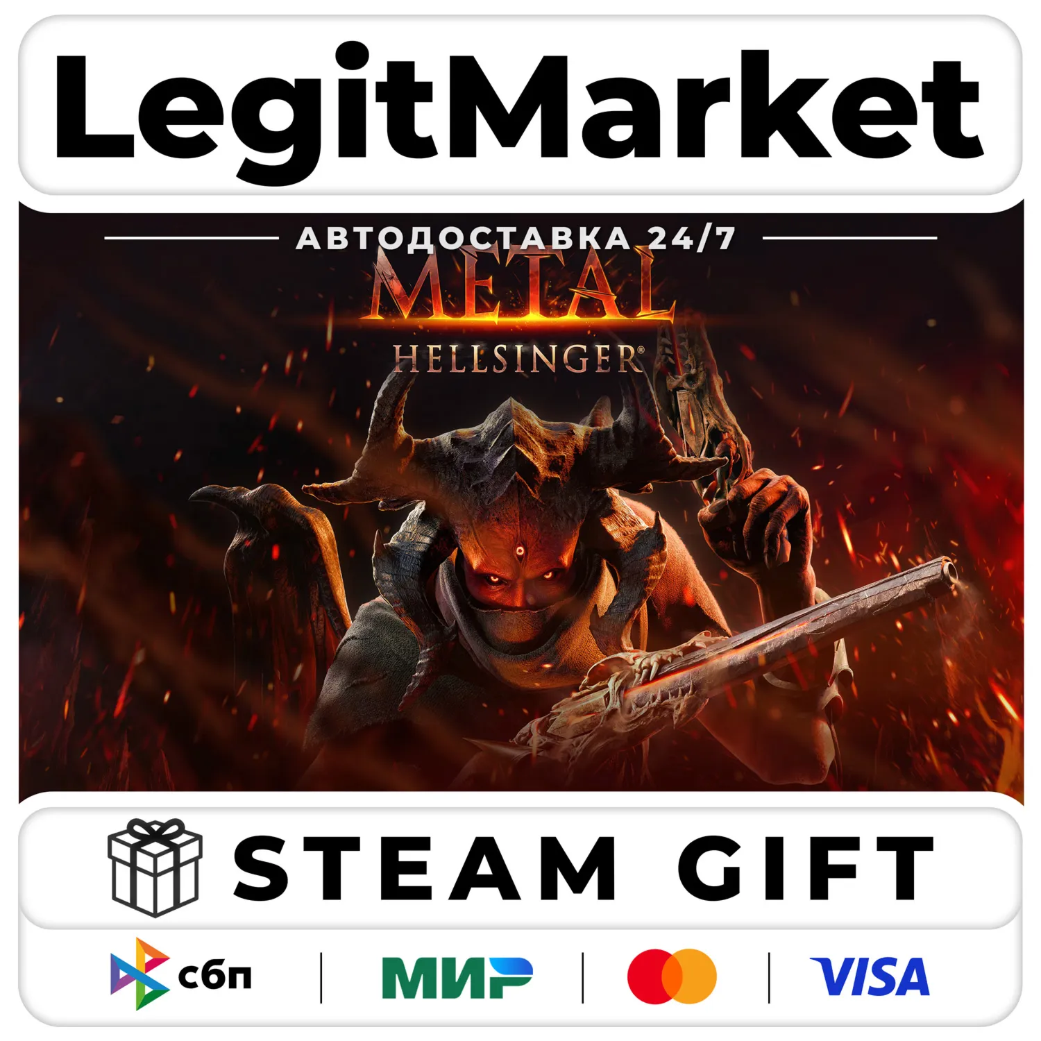 Metal: Hellsinger / Steam Авто / РУ + МИР