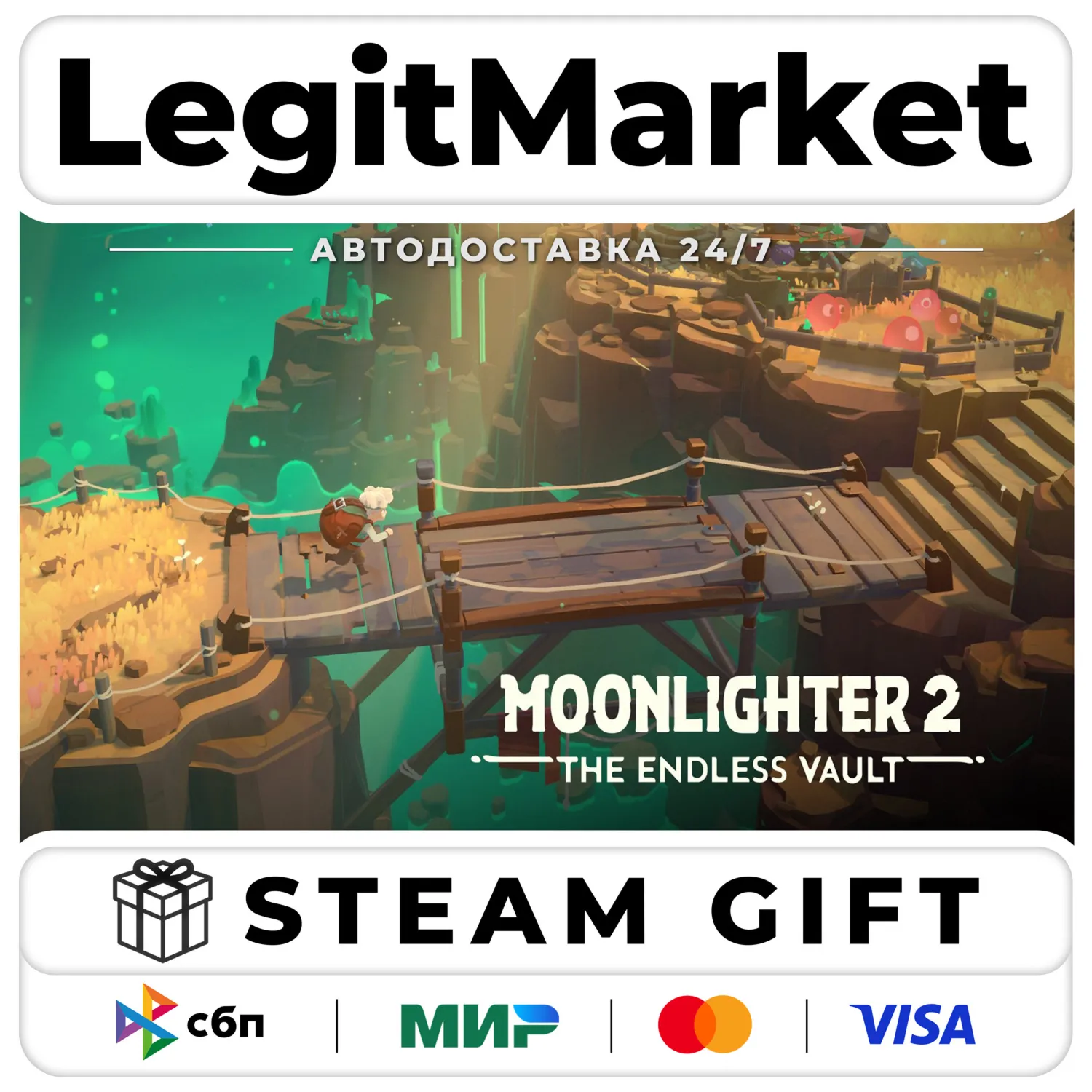 Moonlighter 2: The Endless Vault / Steam AUTO / РУ+МИР