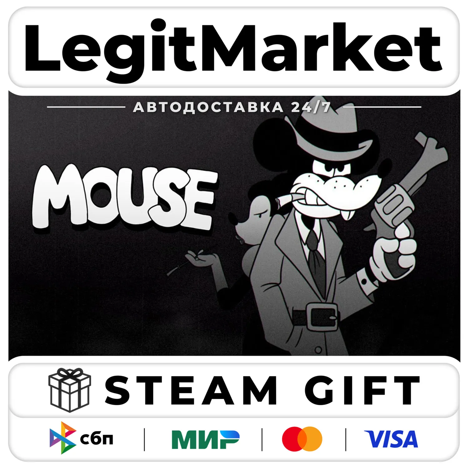 MOUSE: P.I. For Hire / Steam АВТО / РУ + МИР