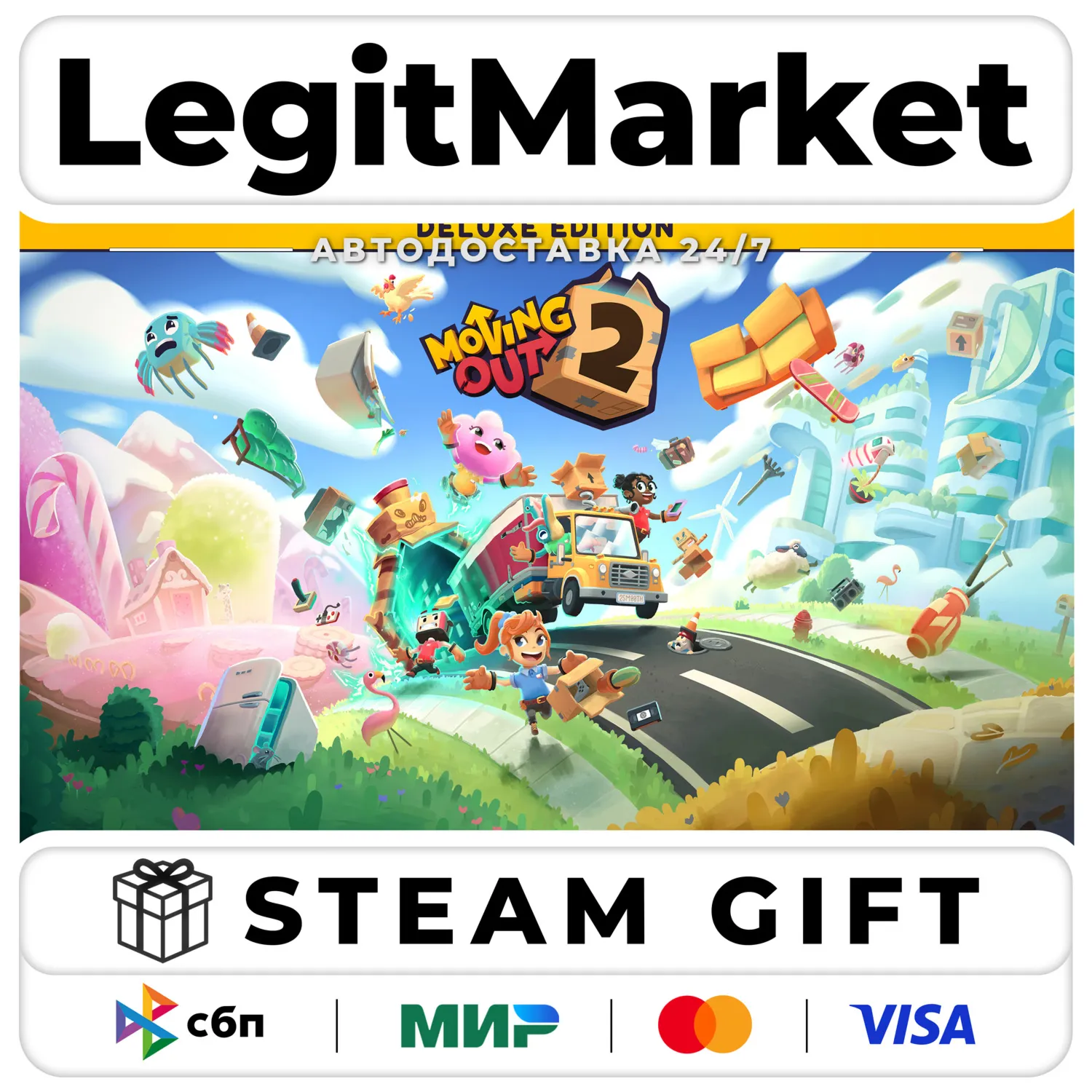 Moving Out 2 Deluxe Edition / Steam АВТО / РУ + МИР
